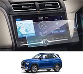 ARMOUR GUARDS Glass Glossy Finish Screen Protector Compatible For Hyundai Creta 2020 10.25 Inches Facelift 2020 Car Touch Screen Infotainment System (Transparent)