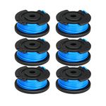 THTEN 88524 Trimmer Spool Line Compatible with 0.065" Toro 51484 51486 51487 88506 16ft Single Line String Trimmer Spool 6 Pack