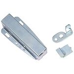 Hardware Solutions - Loft Hatch -Touch Latch - Push to Open & Close - Attic Loft Hatch Cupboard Door - Zinc Plated - 80mm - Fixings Included