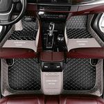 Wptwordcn Personalise it Customize Making Car Floor Mats Left/Right Drive For Cadillac (Black & Gray)