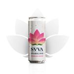 SVVA Sparkling Water Can 250ml | Premium Sparkling Water CAN | Sugar Free Drinks | Zero Calorie Drink | Carbonated Water | Proudly Made in India (Pack of 8)