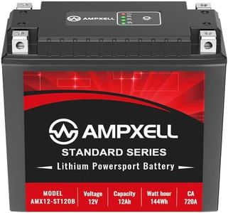 Lithium Motorcycle Battery YTX20L-BS 12V 720A 12Ah Replacement ETX20L Powersport, Motorcycle, ATV, UTV, Scooter, 4 Wheeler and Generator Battery etc.