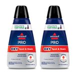 Bissell Professional Spot and Stain + Oxy Portable Machine Formula, 2-Pack, 20389, 64 Fl Oz