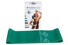 Theraband Rubber Resistance Exercise Band for Heavy Workout/Gym/Yoga and Physical Therapy - for Beginners and Intermediates (Green, 6Ft.)