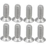 Generic 8X Hex Socket Countersunk Bolt For Audi 100 A1 A2 A3 Front Rear Brake Rotor Disc Retaining Screws Stainless Steel Car Replacement Spare Parts