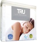 TRU Lite Bedding Waterproof Mattress Protector - Smooth Breathable Mattress Cover - Protection from Stains from Sweat, Spills, Urine - Full Size
