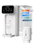 Waterdrop CT01 Instant Hot & Cold Filtered Water Dispenser, Reduces TDS, Limescale, Chlorine, Retain Main Minerals, 8-Stage Filtration with UV Sterilization, Various Temperature and Cup-size Presets