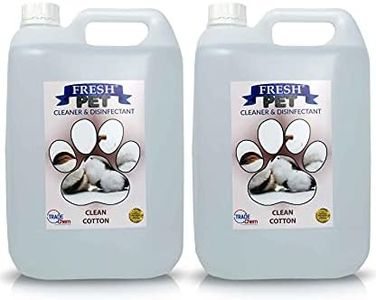 2 x 5L fresco animale domestico odore di urina rimozione odori - commercio Chem (cotone celeste)
