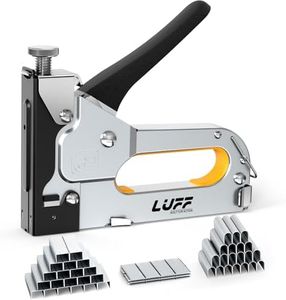 Staple Gun - LUFF 3 in 1 Heavy Duty Stapler Gun with 3000 Staples for Upholstery, Manual Brad Nailer Power Adjustment Stapler Gun for Wood, Decoration, Crafts DIY