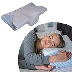 Ortholove Orthopaedic Side Sleeper Pillow Contoured Ergonomic Pillow with Comfort Wings for Arms Neck/Shoulder Pain use for Side/Back/Stomach Sleepers with Removable Washable Cover