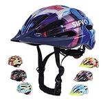 Kids Bike Helmet, SIFVO Kids Helmet Cool Boys and Girls Bike Helmet with Safety Light Age 5-14 Adjustable & Lightweight Bike Helmets for Kids Youth Bike Helmet Multi-sport 50-57cm