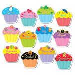 Creative Teaching Press 10" Jumbo Designer Cut-Outs, Cupcakes (5938)