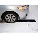 Tire Traction Mat - Emergency Grip Pad For Snow, Ice, Mud, and Sand - Black 2 Pack