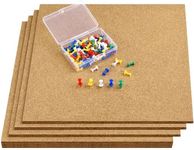 TUPARKA 6 Pack Cork Board 12"x12" -