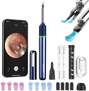 Ear Camera Wax Removal, Bebird Note 5 Ear Wax Removal Tool Camera Ear Tweezers with Camera, 10 Megapixels Ear Otoscope Camera, 12 Ear Spoon, Ear Cleaner with Camera for Ear Cleaning