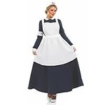 Fun Shack Florence Nightingale Costume Adult, Nurse Fancy Dress, Victorian Outfits for Women, Womens Nurse Costume Halloween - X-Large