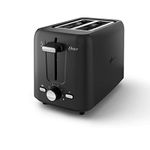 Oster 2-Slice Toaster with Custom Bagel Setting and Extra-Wide Slots, Black