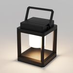 XZAI Solar Lanterns Outdoor Waterproof LED Lanterns for Patio and Camping - Decorative Portable Hanging Outdoor Table Lamp, Solar Table Lamp for Outside Use and Power Outages