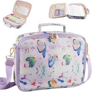 ATDIAG Bible Cover Case for Women Bible Case Girls Bible Bags Kids,Church Bag Bible Protective with Handle and Zippered Pockets Adjustable Shoulder Strap,Bible Gift