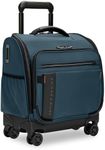Briggs & Riley Cabin Spinner - Carry On Luggage for Travel, Suitcases with Wheels, Softside Rolling Bag for Men & Women, Fits Under Plane Seat, Telescoping Handle - ZDX Collection, Ocean