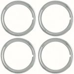 IWC Set of 4 Polished Stainless Steel 14" 1.75 inch Beauty Trim Rings 1514S