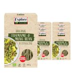 Explore Cuisine Edamame and Mung Bean Fettuccine, Delicious Low Carb, Plant-based Vegan Pasta, High in Protein, High in Fibre, Gluten Free, Easy to Cook 6 Pack - 6 x 200g