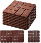 38 Pack Plastic Interlocking Deck T