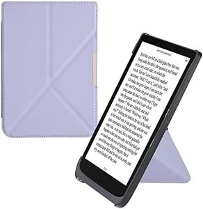 kwmobile Custodia Pieghevole Origami Compatibile con Pocketbook InkPad 3/3 PRO/Color/Vivlio InkPad 3 Cover - Cover Magnetica Pelle PU eReader con Stand - Lavanda