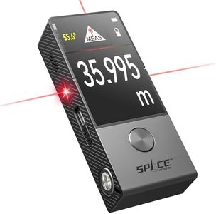 MiLESEEY D9 Pro Laser Distance Meter with Visual Aligning Indicator, 100 m Professional Laser Measurement Tool w/IPS Touchscreen Interface, 14 Measuring Modes | P2P | Live Angle Display | APP Sync