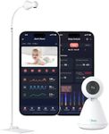 iBaby i20 Smart Baby Monitor - Monitor Newborn Heart Rate, Breathing, Sleep, Sound Machine, Cry & Safety Alerts, 1080P Night Vision, Non-Wearable, No Subscription (Floor Stand)