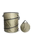 HIKEMAN Collapsible Camp Trash Can - Reusable Pop Up Garden Bin,Yard Waste Bags for Camping,Garden,Hiking,Picnics and Outdoor (L(46*46*55cm))