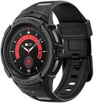 Spigen Rugged Armor Pro Case with Strap Band Compatible with Galaxy Watch 5 Pro 45mm (2022) - Black