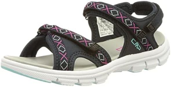 CMP ALMAAK WMN HIKING SANDAL, Sandalo Sportivo Donna, Antracite-Acqua, 38 EU