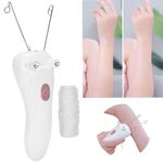 WISKA Full Body & Mini Facial Hair Remover for Women Face Hair Removal Epilator for Women Electric Threading Machine Tool Eyebrow Trimmer for Women Epilators Trimming for Women, Slique Threading Tool