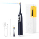 Soocas NEOS II - Electric Toothbrush with Water Flosser, Sonic Electric Toothbrush for Adults, Cordless Flossing Toothbrush, 100% plaque removal, 30-Day Battery Life, Dark Violet