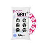 Ice Melt Salt for Snow Grit De Icing Rock Salt Road Alternative (20kg Eco Bag) UK Made - Pet Friendly Road Grit, No Urea De Icing Driveway, Snow Removal, Car Parks, Stables Quick Ice Melt