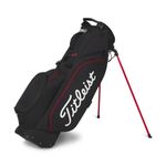 Titleist Players S4 Stand Golf Bag, Black/Red/White