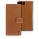 SafeSleeve EMF Protection Anti Radiation iPhone Case: iPhone 8 Plus, iPhone 7 Plus and iPhone 6 Plus RFID EMF Blocking Wallet Cell Phone Case (Genuine Leather)