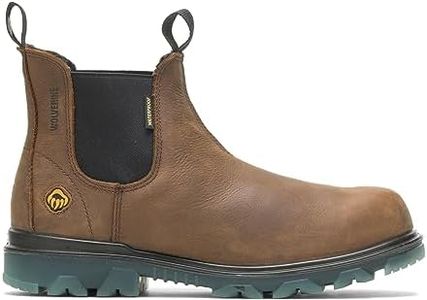 WOLVERINE mens I-90 Waterproof Composite-toe Romeo Slip-on Construction Boot, Brown, 10.5 US