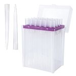 10ml Pipette Tips - FOUR E'S SCIENTIFIC Universal 10000ul Pipette Tips Racked RNase/DNase Free & Pyrogen Safe, Autoclavable, 1 Rack 24 Tips