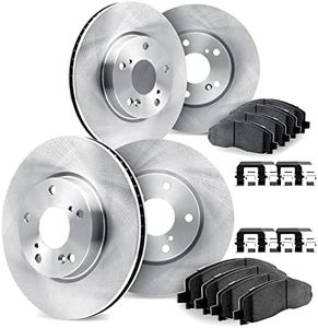 Dynamic Friction Company Brake Kit For 2020-2021 Audi A8| Front and Rear 5000 Advanced Brake Pads and Rotors Kit|Hardware included