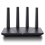 Encrouter Wi-Fi 6 VPN Router (ENC-AX1800A), High-Performance Built-in VPN Smart Home Router, VPN Protection for Your Entire Household, Cloud Access and GEO-IP Unlock, 1-Year Free VPN Subscription