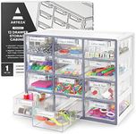 ARTEZA Desk Drawer Organizer, Multipurpose 12-Drawer Cabinet