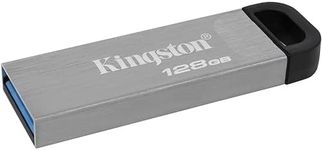 Kingston DataTraveler Kyson 128GB USB 3.2 Metal Flash Drive (DTKN/128GBCR)