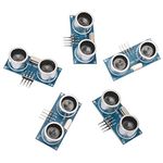 5pcs Ultrasonic Sensor Module HC-SR04 Ultrasonic Distance Ranging Sensor DC5V Distance Measuring Transducer Module for