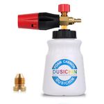 DUSICHIN Foam Cannon, Snow Foam Car Washer with 4000 PSI Pressure, Wide Neck, Adjustable Nozzle, 1L Container, Additional 1.04mm Orifice Nozzle, Soap Cannon for Sprayer Gun,DUS2401