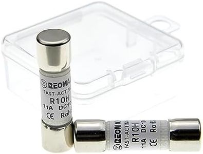 DMM-11A Fuse, DMM-11A Fuses, DMM-B-11A,11A 1000V, 11A Fuse, 11A Fuses, Fluke Digital multimeter Replacement Fluke Fuse DMM-11A 10.30mm x 38.00mm Bobii 2 Pcs