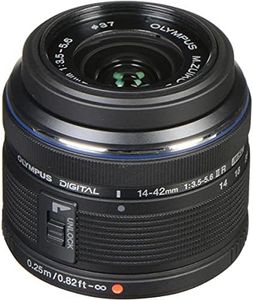 OLYMPUS M.ZUIKO Digital Lightweight M.Zuiko Digital ED 14-42mm II-R Lens, Black (14-42mm F3.5-5.6 II R)