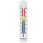 Large Outdoor Thermometer - 380 mm Garden Thermometer Outdoor For Use In Garden Greenhouse Patio Sun Terrace Shed Allotment Wall Classic Thermometer Indoor Outside Temperature Gauge (Multi Coloured)