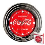 Trademark Global Coca-Cola Delicious Design Clock, 12-Inch